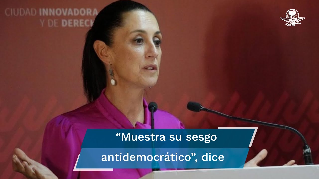 Arremete Sheinbaum contra el INE por supuesta campa&ntilde;a anticipada