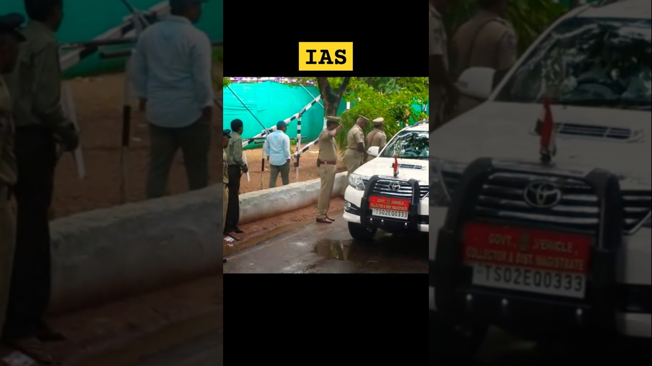 Collector and District Magistrate High Security Convoy #ias #ips #upsc #motivation #success #shorts