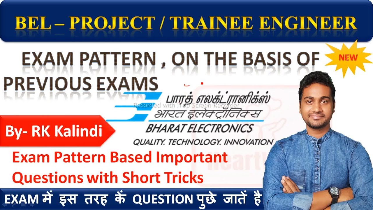 BEL Syllabus | BEL Project Engineer and Trainee Engineer Exam Questions | Exam Pattern | Yo Time