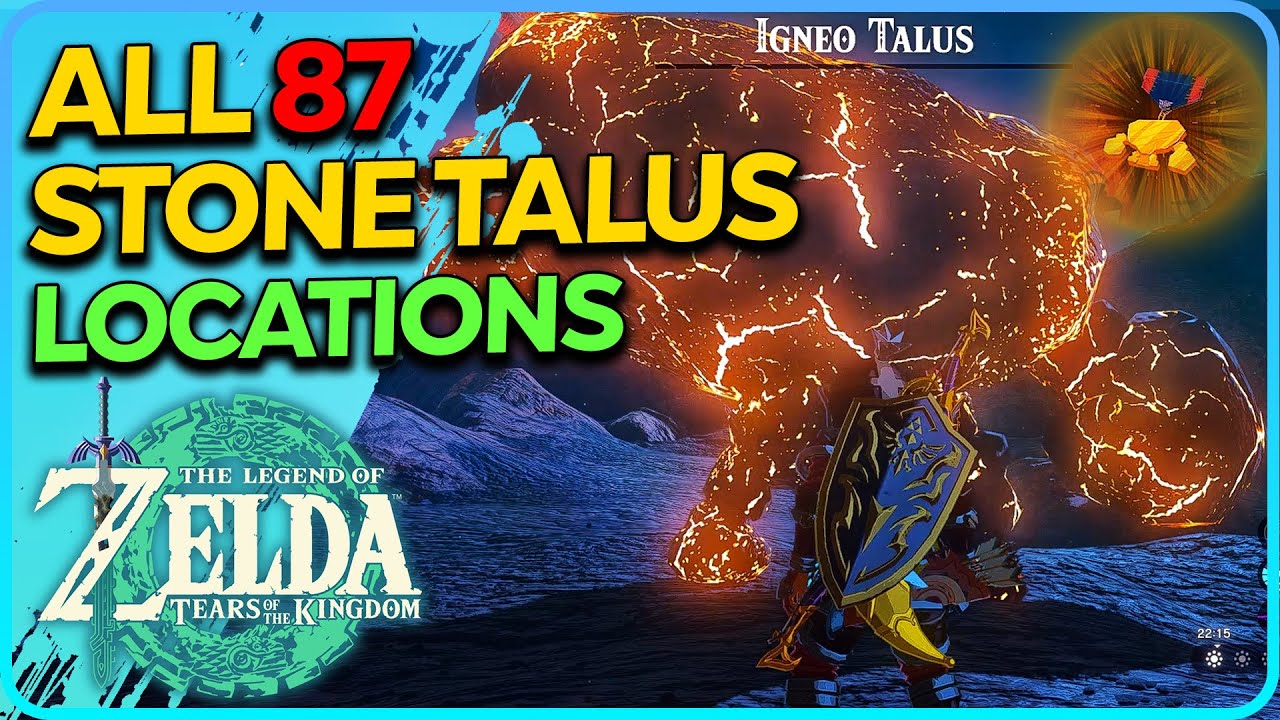 All 87 Stone Talus Locations Zelda Tears of the Kingdom