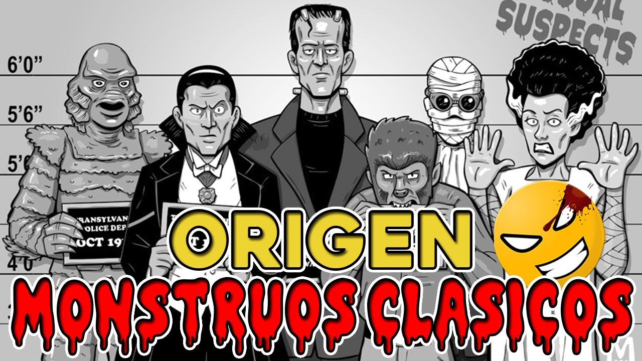 Origen de 8 MONSTRUOS CLÁSICOS de las Películas de Terror | #Mefe
