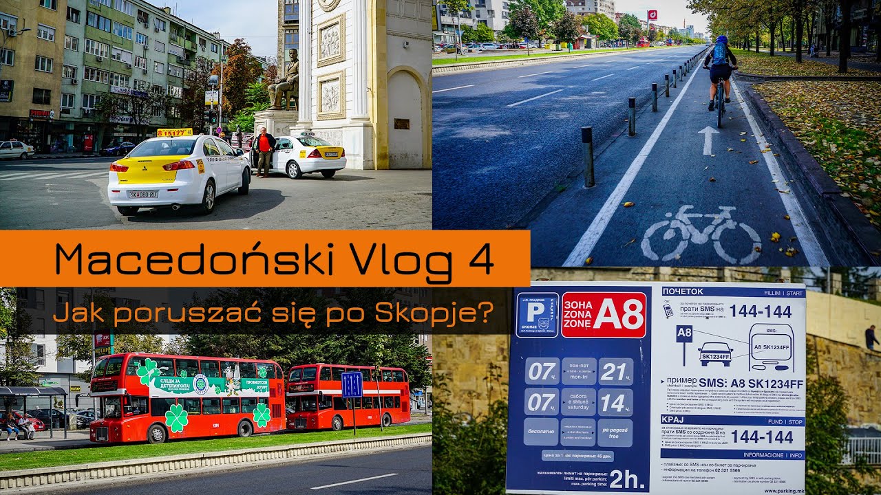 Jak wygląda transport w Skopje? Autobusy, rowery, taksówki.