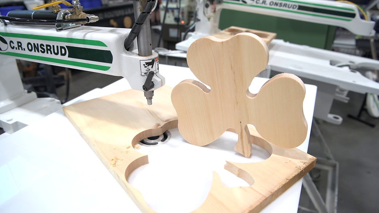 Routing Shamrocks on the C.R. Onsrud Inverted Router