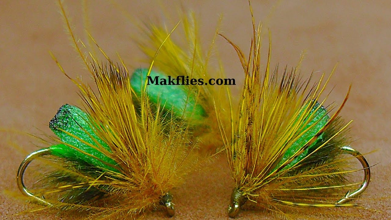 Fly Tying a Unsinkable Caddis by Mak 🔥🔥