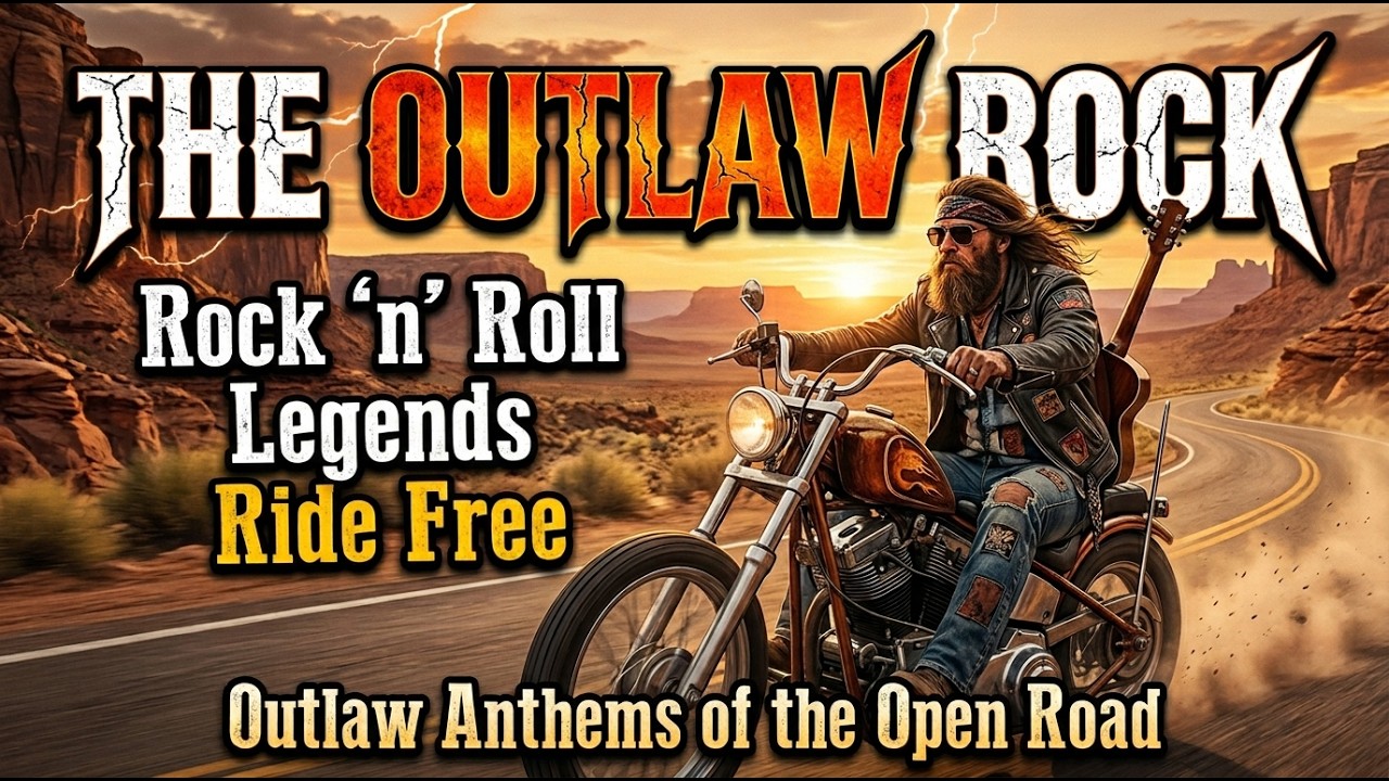 Best The Outlaw Rock 🔥 Rock ’n’ Roll Legends Ride Free 🎸 Outlaw Anthems of the Open Road