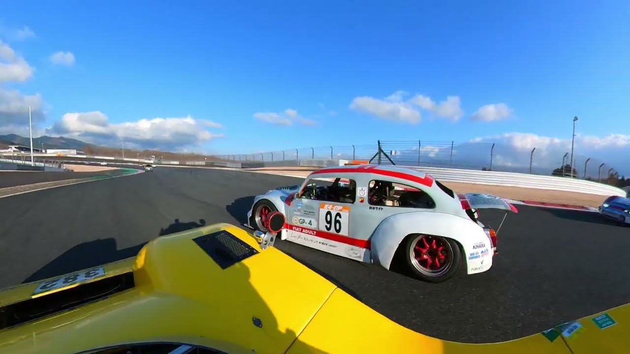 2026年2月 K4GP 冬の7時間耐久レース　プラスワンアオキR382レプリカ　オンボード　その２
