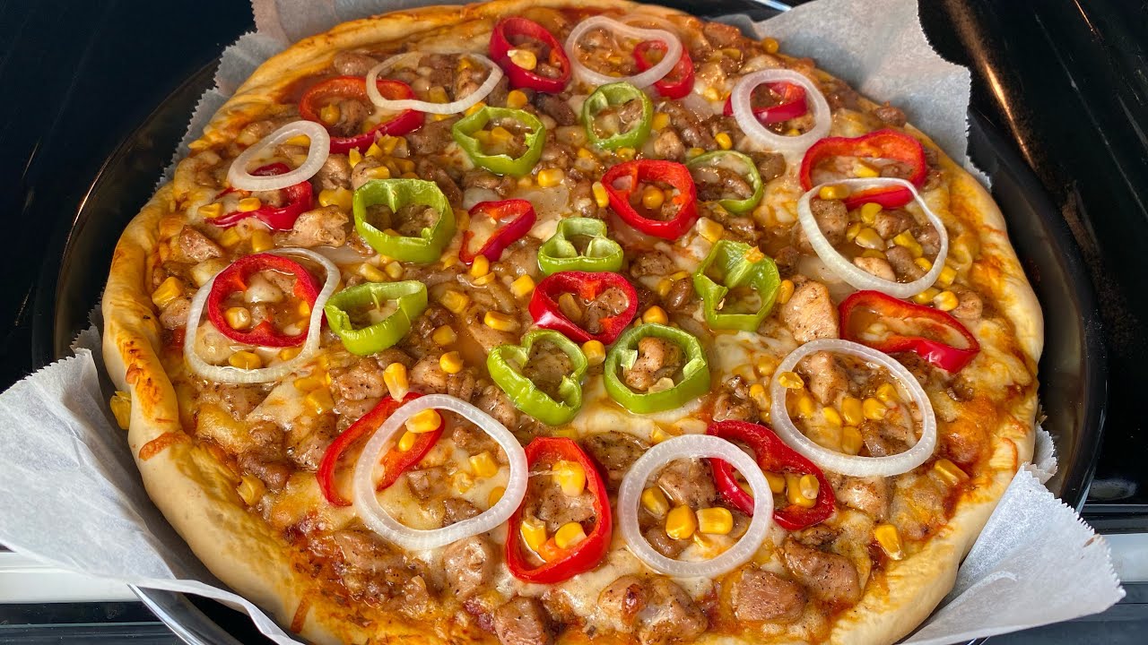 😎TÜM PİZZA TARİFLERİNİ UNUTUN🍕PARMAK YEDİRECEK İNANILMAZ LEZZETLİ TAVUKLU PİZZA✅ Çiçekintarifleri