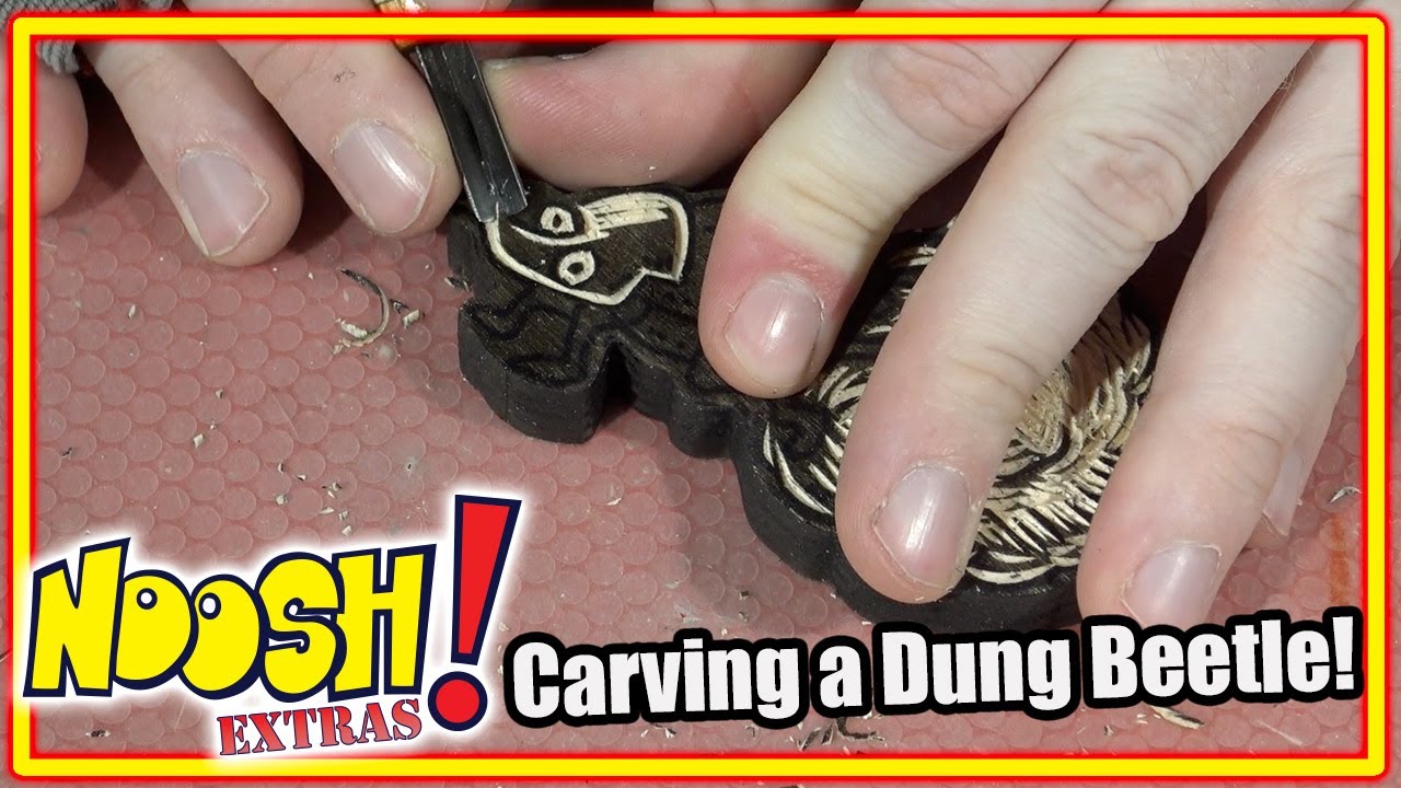 Noosh! Extras: Tiny Dung Beetle Carving!