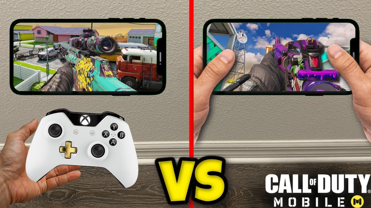 КОНТРОЛЛЕР против БОЛЬШИХ ПАЛЬЦЕВ в Call of Duty Mobile