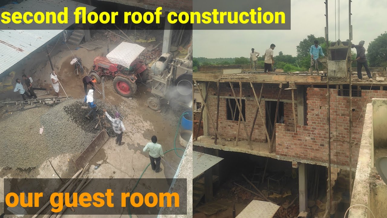 Our guest room second floor roof construction going on ||#construction
