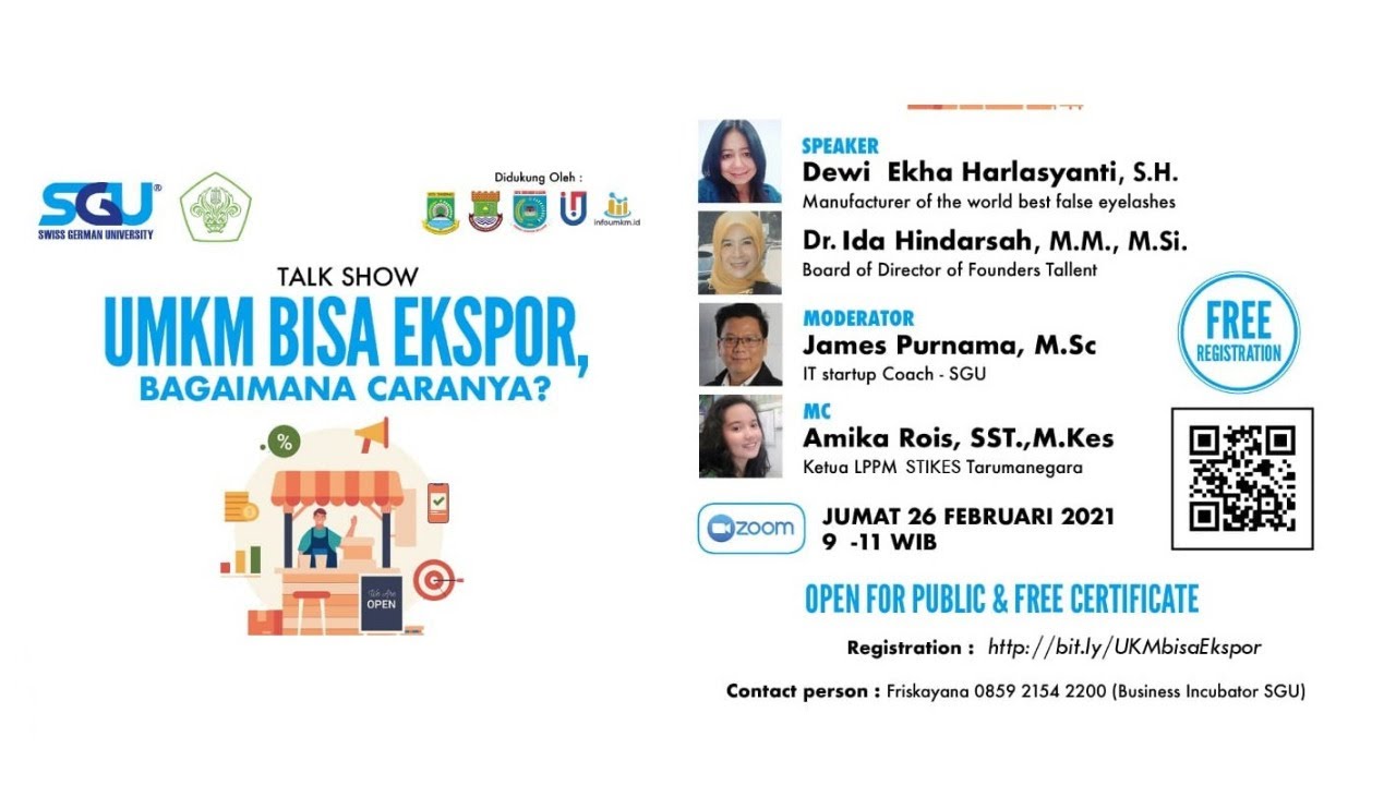 Online Talkshow:  UMKM Bisa ekspor, Bagaimana caranya?