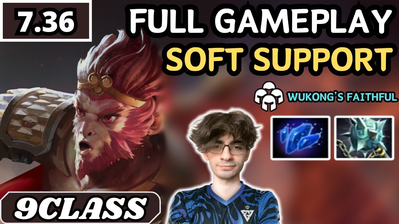 7.36 - 9Class MONKEY KING Soft Support Gameplay 30 ASSISTS - Dota 2 Full Match Gameplay