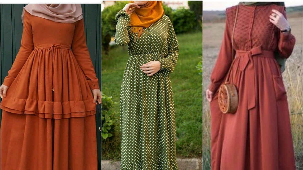 موديلات فساتين للمحجبات😘راقية ومتنوعة...