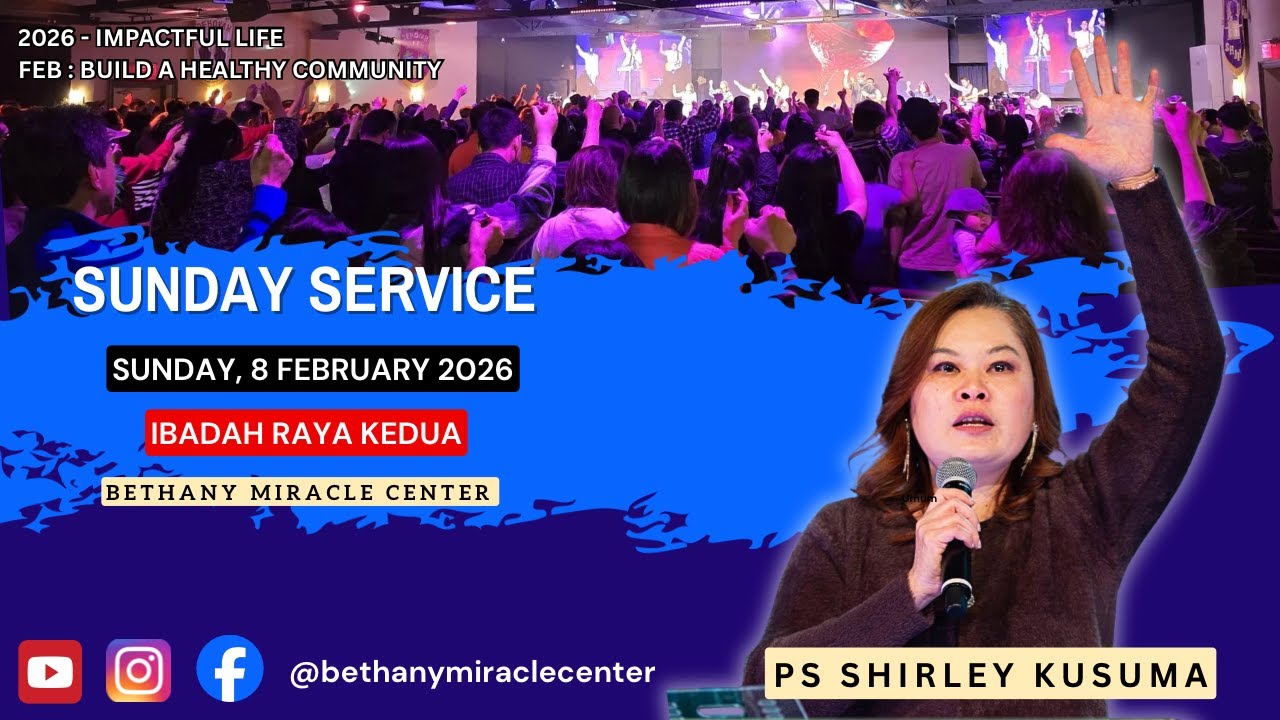 Ibadah Raya KEDUA || PS SHIRLEY KUSUMA || 8 February 2026 || 21.50 WIB || 09.50 AM || #viralvideo