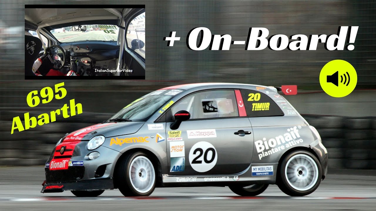 Fiat 695 Abarth Assetto Corse Evoluzione - Ygit Alparslan Timur On-Board - Aggressive driving style!