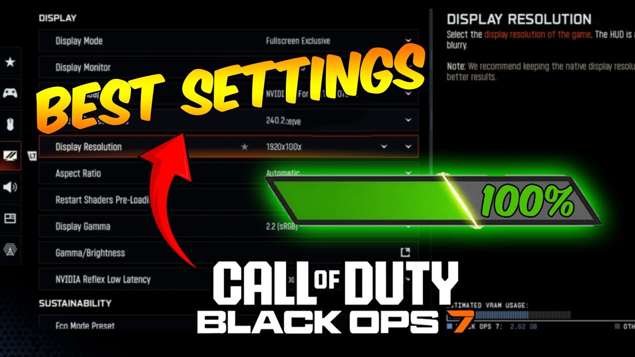 NEW Best Settings for Black Ops 7! (XBOX/PS4/PS5/PC)