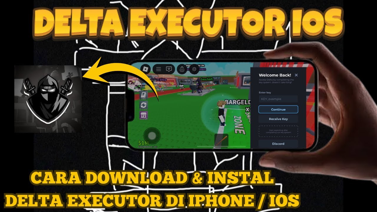 [ EASY ] CARA DOWNLOAD & INSTALL DELTA EXECUTOR DI IOS DEVICE ( DIRECT INSTALL )