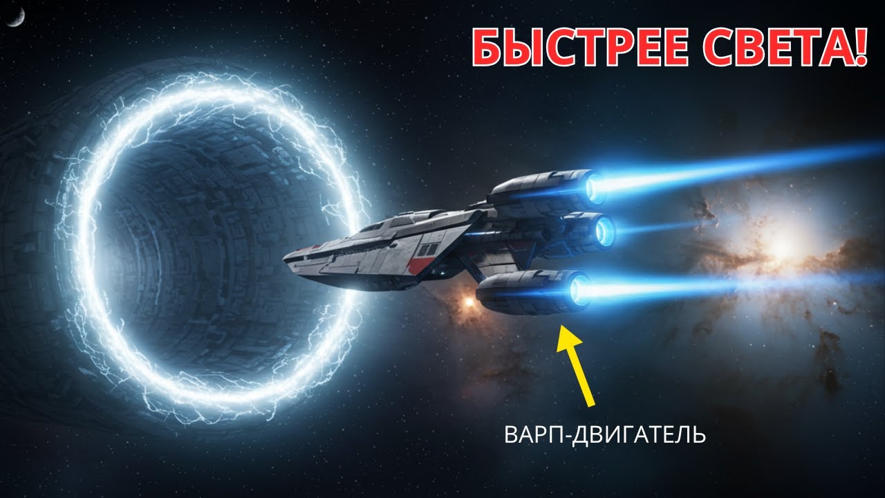 Варп-двигатель: близки ли мы к путешествиям быстрее скорости света?