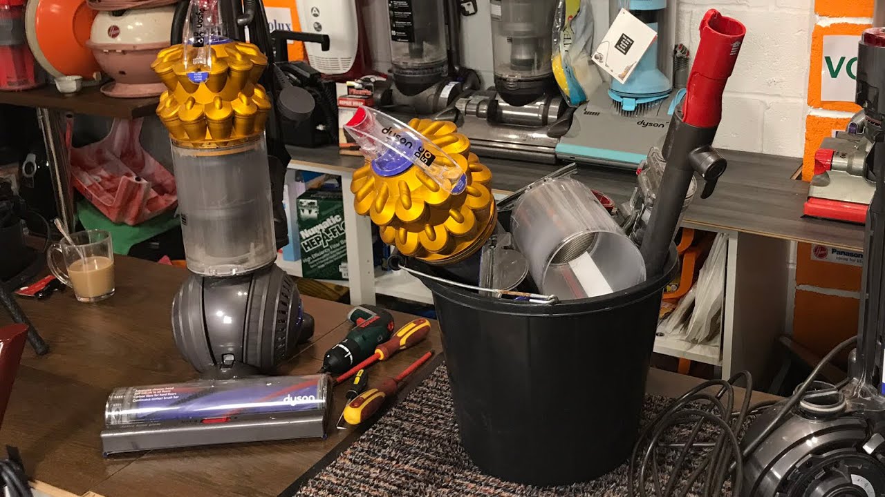 Dyson DC50, мини-разборка, очистка, ремонт и демонстрация