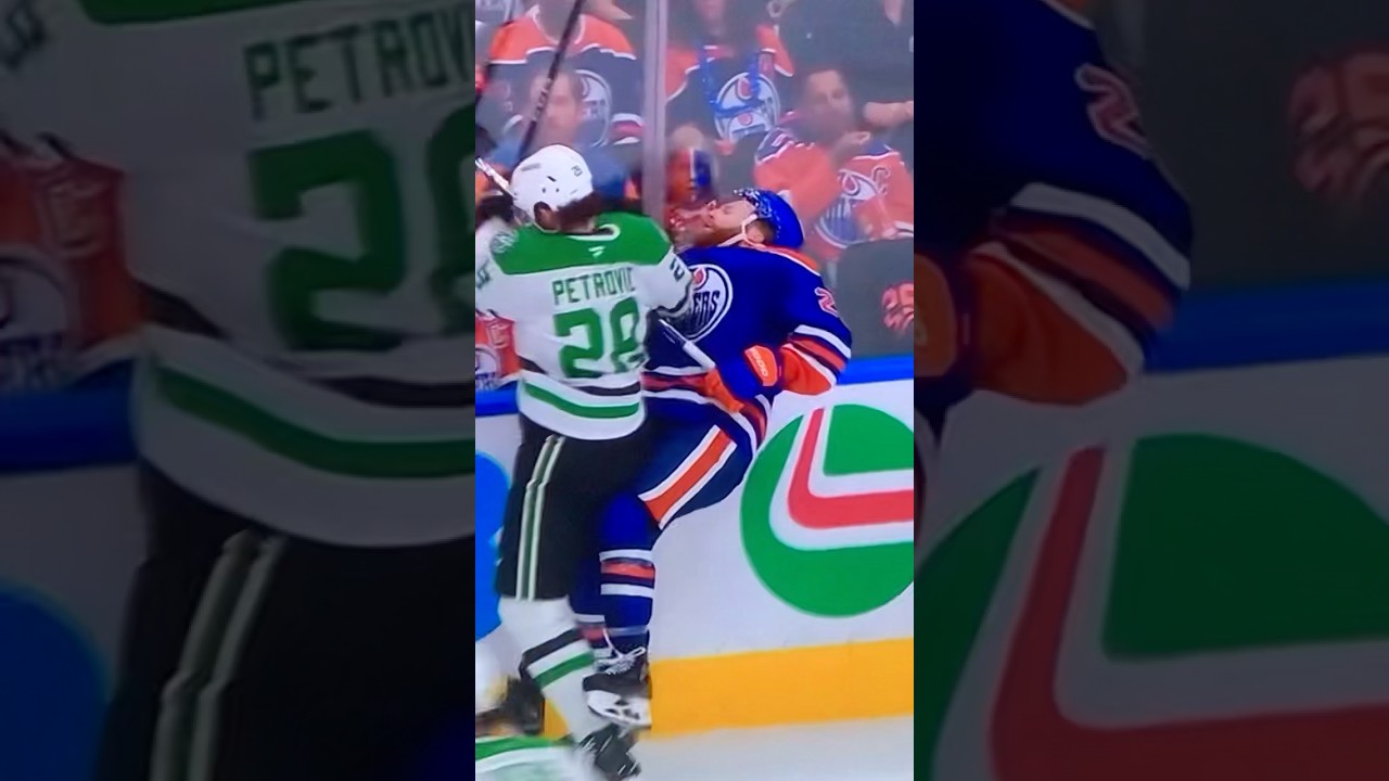Stars D Alex Petrovic plays some Chin Music 🎶🎼🎵