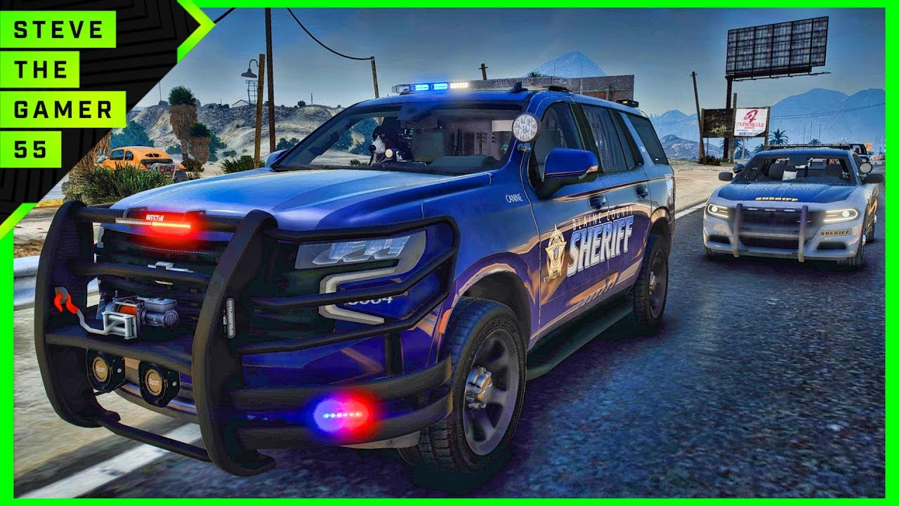 GTA 5  Mod Sheriff Monday Patrol| GTA 5 Lspdfr Mod| 4K