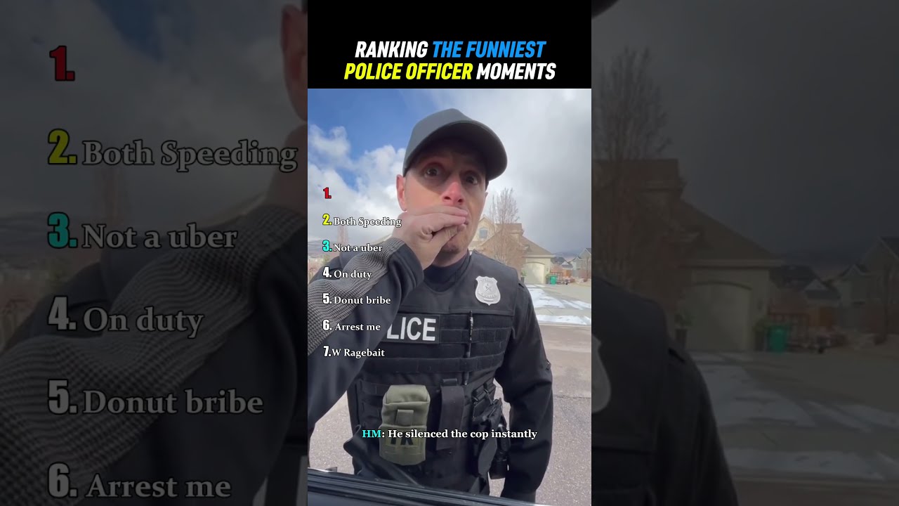 Ranking the Funniest Police Officer Moments