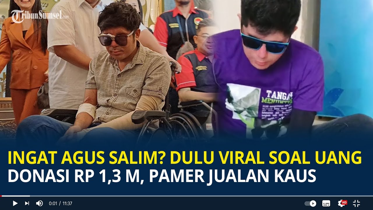Ingat Agus Salim? Dulu Viral Soal Uang Donasi Rp 1,3 M, Pamer Jualan Kaus