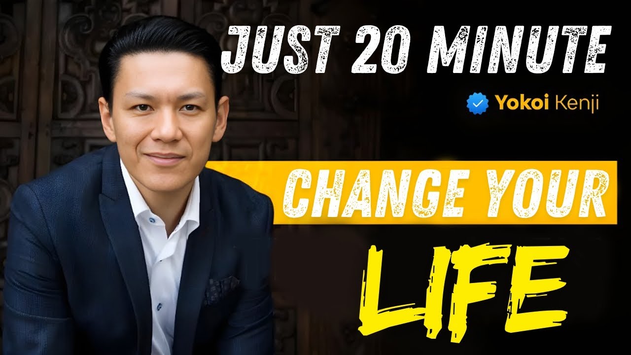 Change Your Life in 20 Minutes | Powerful Speech by Yokoi Kenji