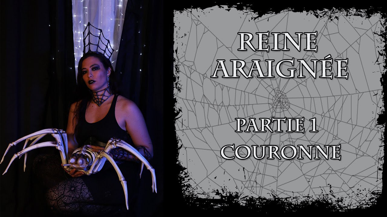 Halloween - Reine araignée - Partie 1 : couronne