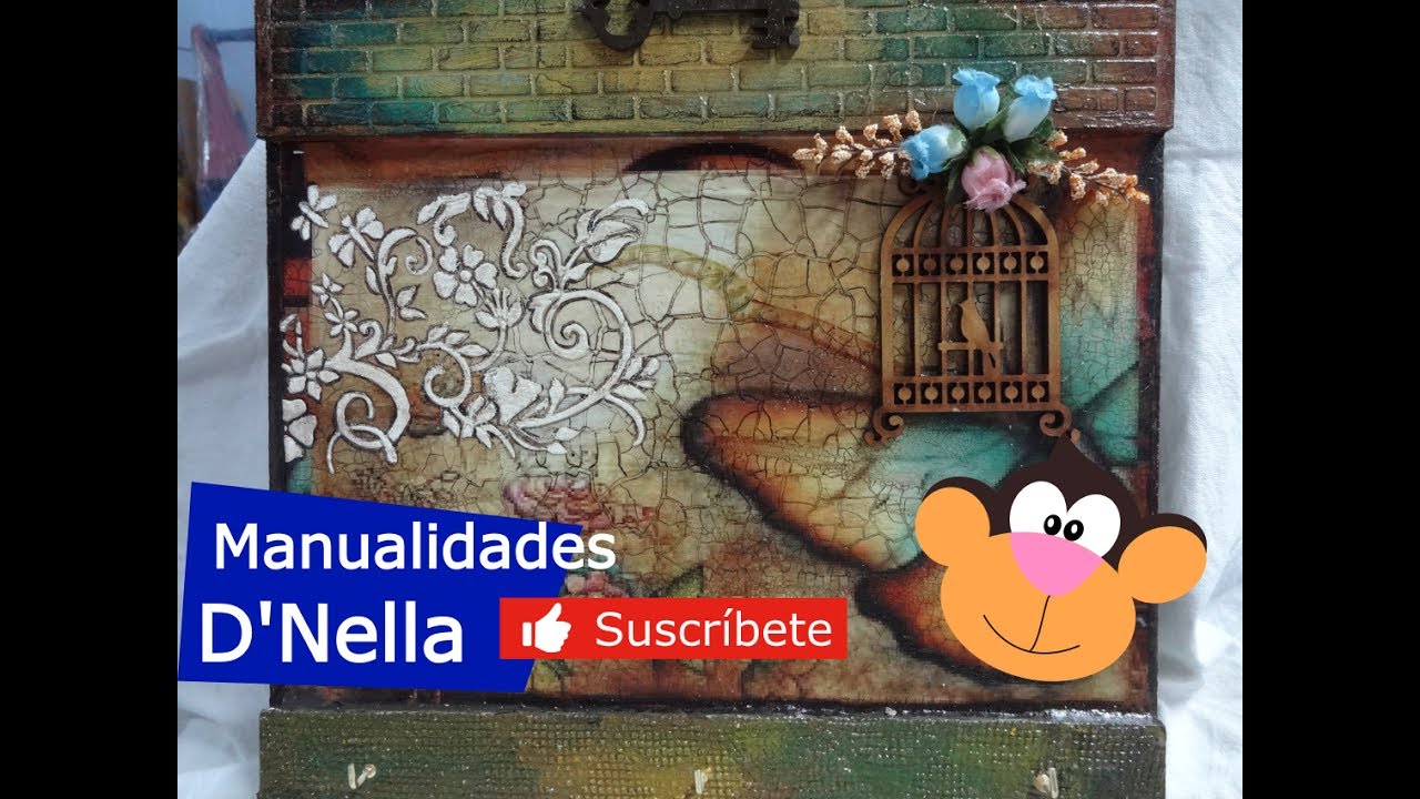 Como Hacer Craquelado en Papel Fácil  y Rapido ,By 