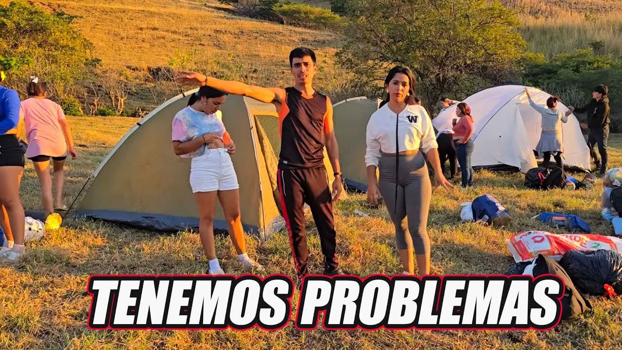 Tenemos serios problemas con estas tiendas de acampar.😏
