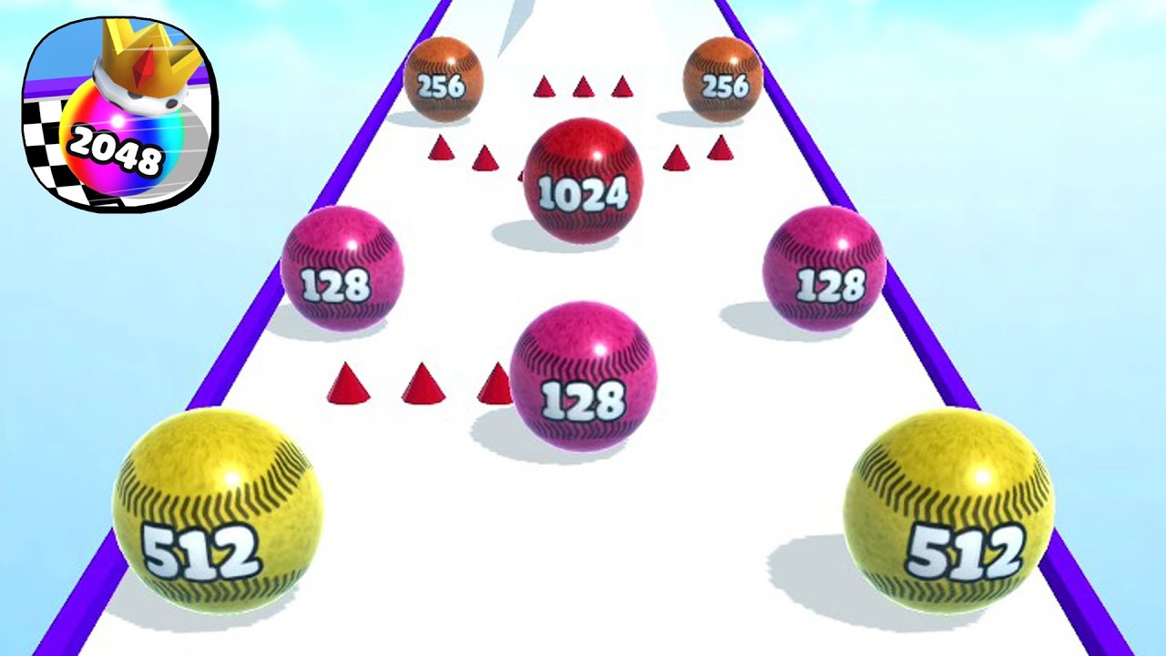 Ball Merge 2048 - All Levels Ball Gameplay Android, iOS ( Level 5534 - 5544 )