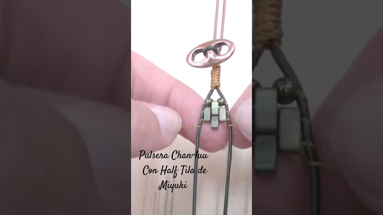 Pulsera estilo Chan-Luu con cuentas Half-Tila de  Miyuki #tutorial #diy #Miyuki #Diy #pulsera