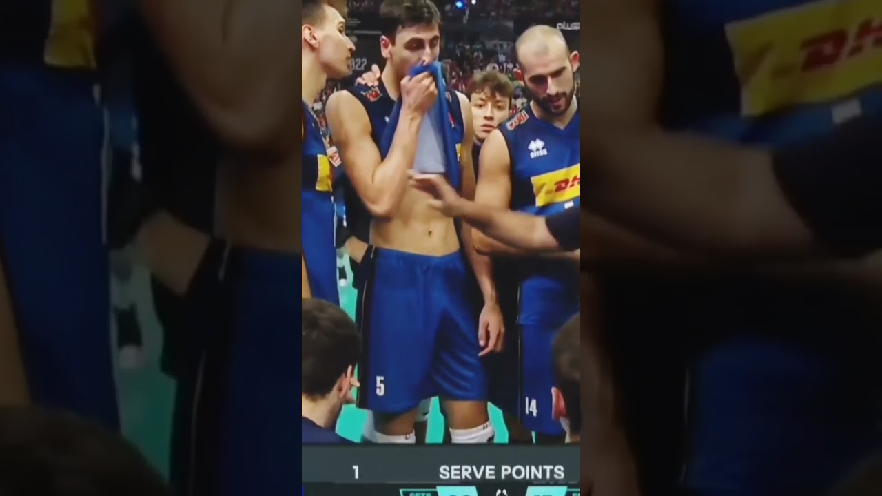 Italian volleyball player Alessandro michieletto