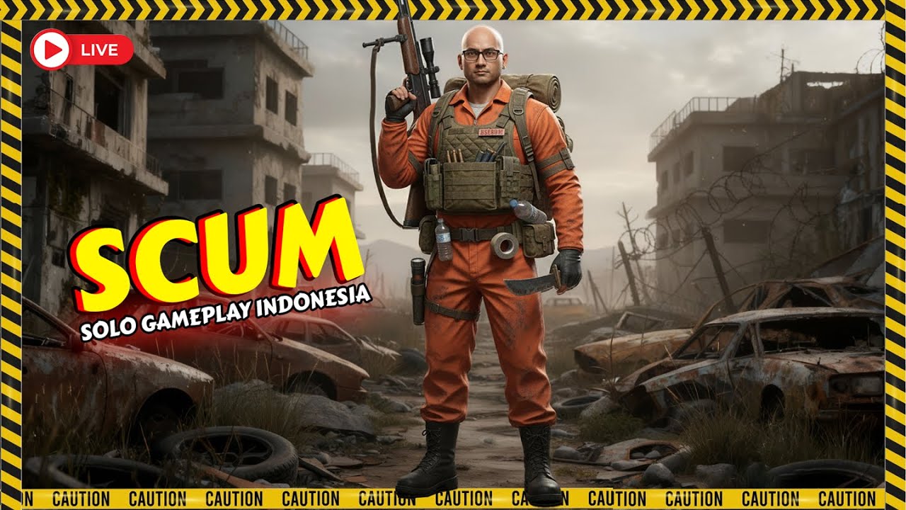Live: SCUM V1.2 Solo Survival - Gameplay Indonesia