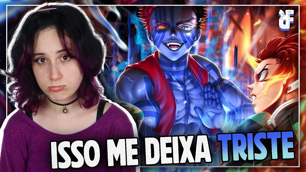 ME EMOCIONEI REAGINDO a Akaza VS. Tanjiro e Tomioka | Castelo Infinito (Demon Slayer) | Basara