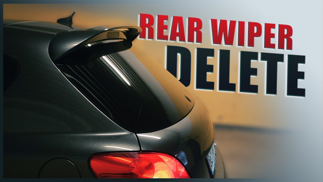 Peugeot 207 GTI - Rear Wiper Delete!