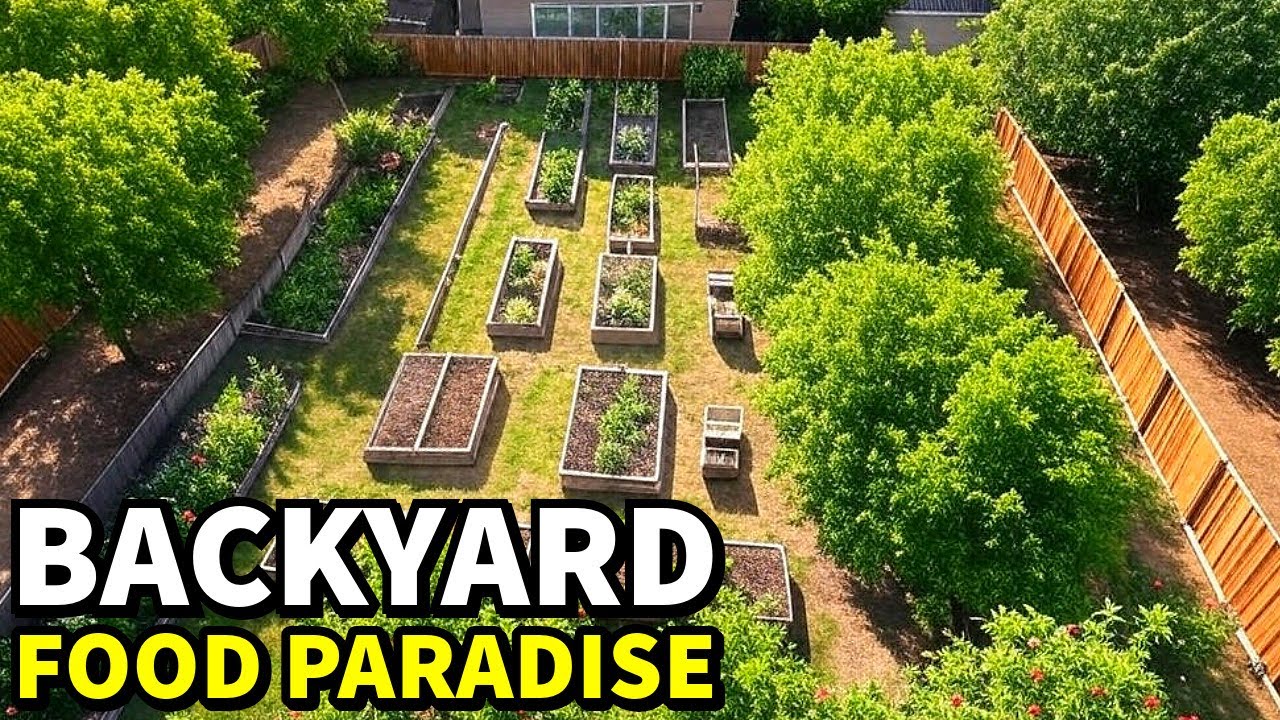 I Transformed My Ordinary Yard Into A Food Paradise