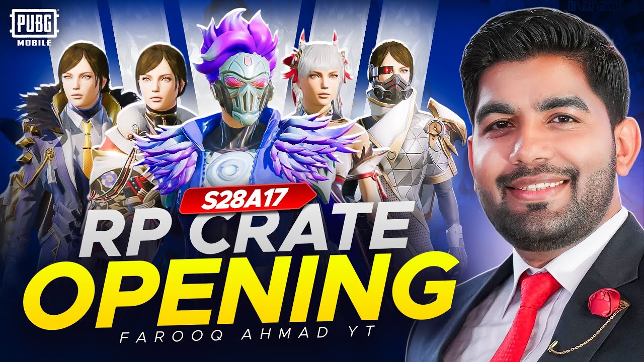S28 A17 RP Crate opening | 🔥 PUBG MOBILE 🔥