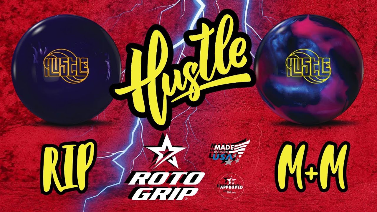 Hustle RIP and Hustle M&M Ball Demo/Comparison - Roto-Grip Bowling