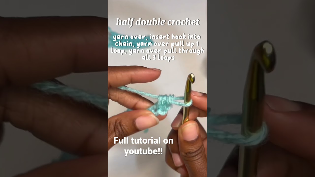 A new crochet tutorial is out 👀 #blackbusinessowner #crochet #crochettutorialforbeginners