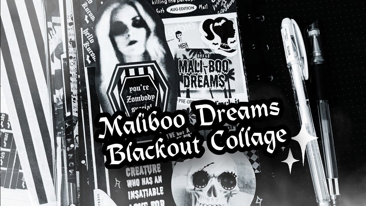 ★ lofi gothic journal with me A5 filofax // august zombie maliboo dreams