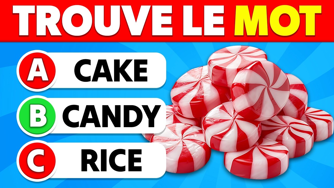Devine le MOT en ANGLAIS 🤔📚❓ | 60 mots en Anglais | Quiz Vocabulaire Anglais