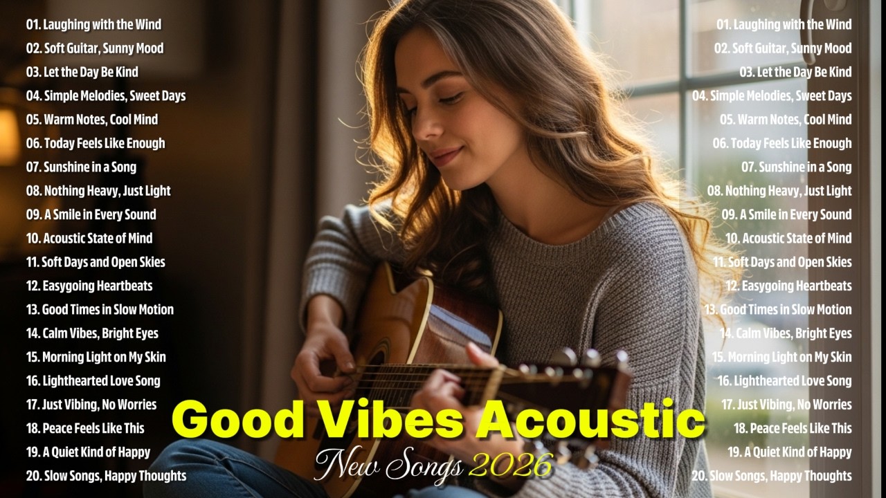 Good Vibes Acoustic ( Most Popular ) 🎶 🎧/ Newest English Chill Songs That Hit Deep  | Playlist 2026