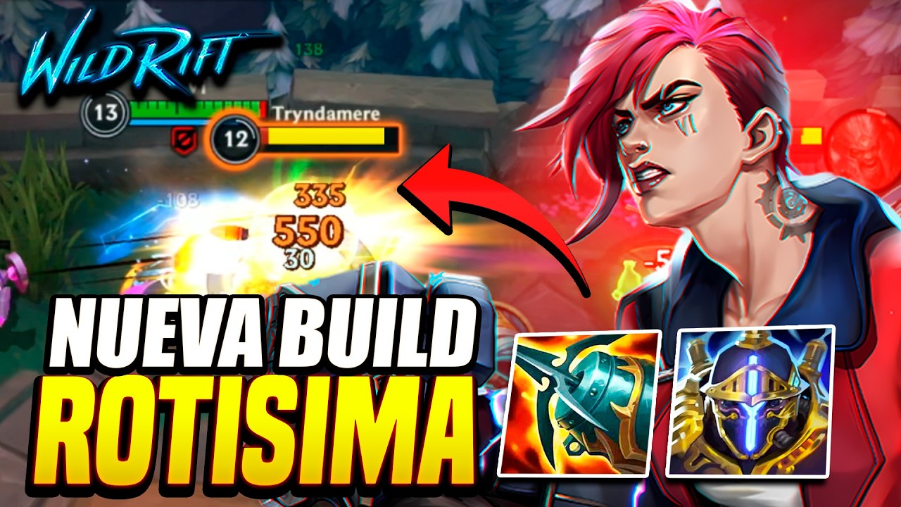&iexcl;NUEVA BUILD DE VI ES UNA ABSOLUTA LOCURA! | Wild Rift