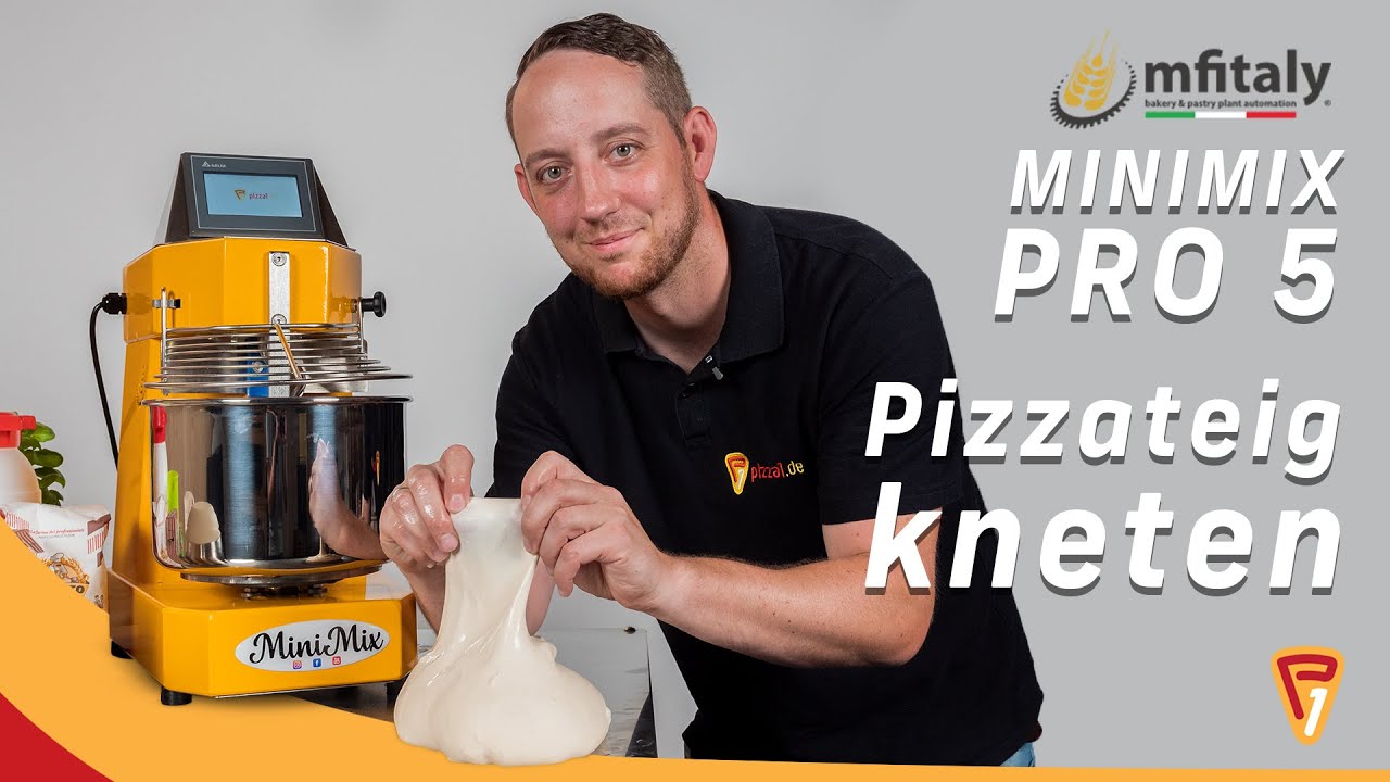 MFItaly MINIMIX PRO 5 im Praxistest: Pizzateig kneten | Spiral-Knetmaschine / Spiralkneter