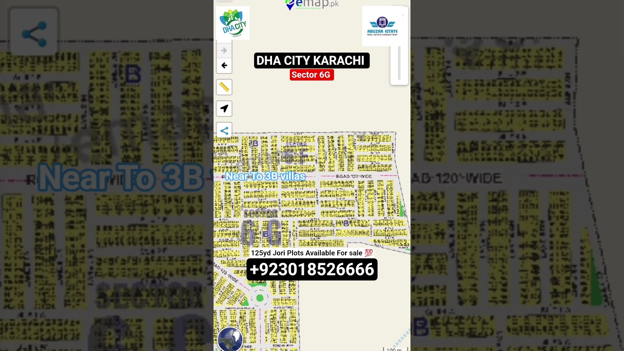 🏡 DHA City Karachi Sector 6G | 125 Sq Yd Jori Plots For Sale | Best Investment 2025
