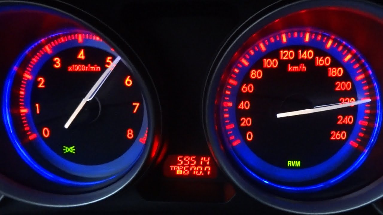 Mazda 6 Acceleration 0-100 / 0-200 Top Speed Test
