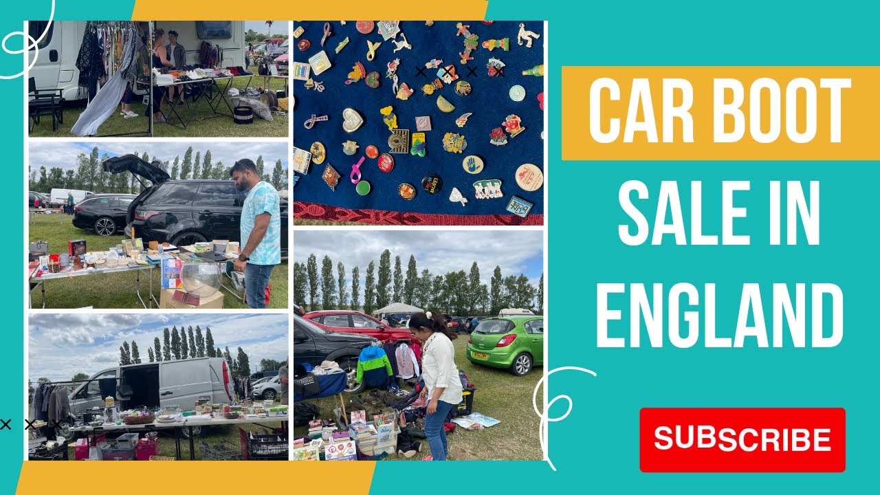 Visiting a Car Boot Sale in England |എന്താണ് കാർ ബൂട്ട് Sale? Tallington Car Boot Sale IJo Ann Tales