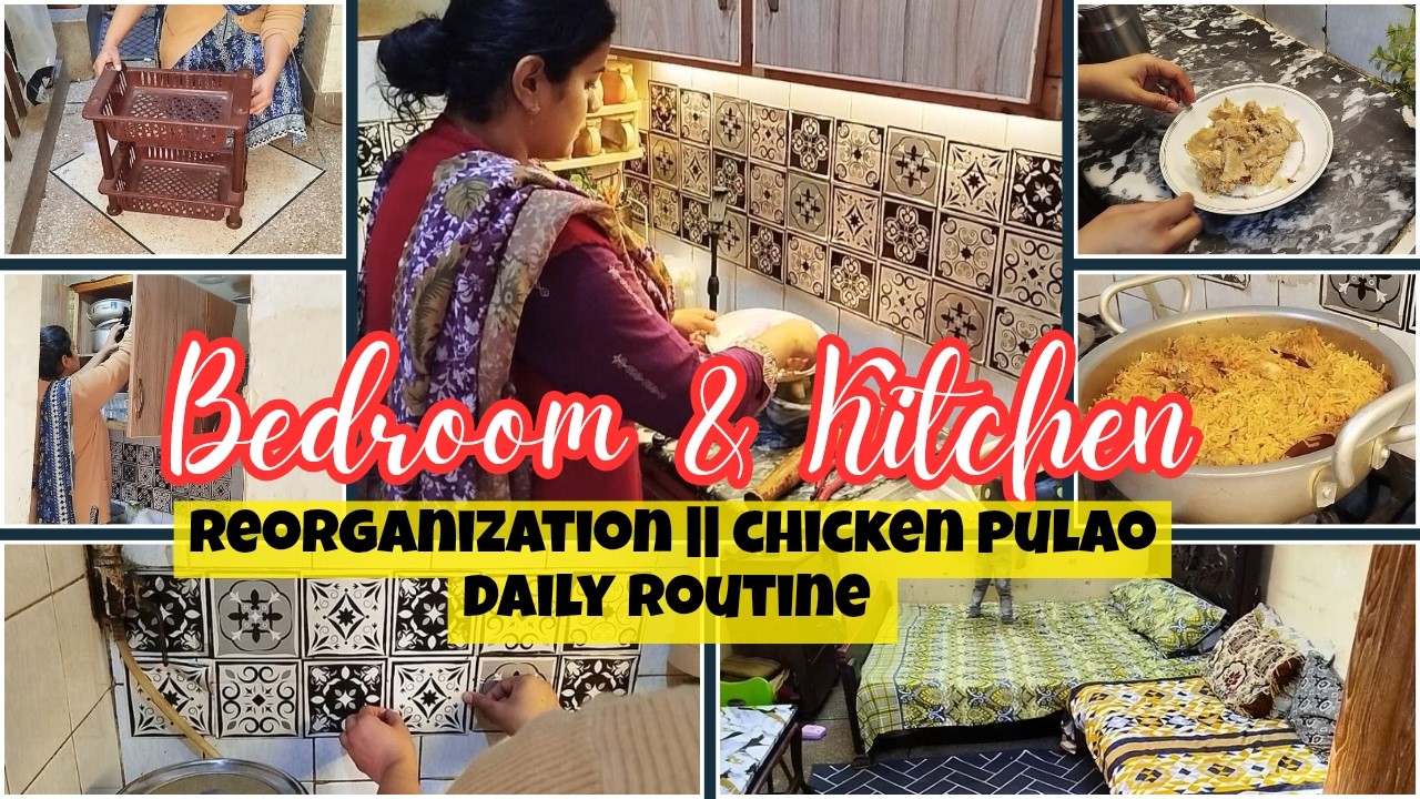 Bedroom REORGANIZATION ✨|| Ramzan KITCHEN ORGANISATION 💫